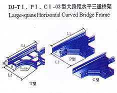 dj-tI、pI、cI-03型大跨距水平三通橋架